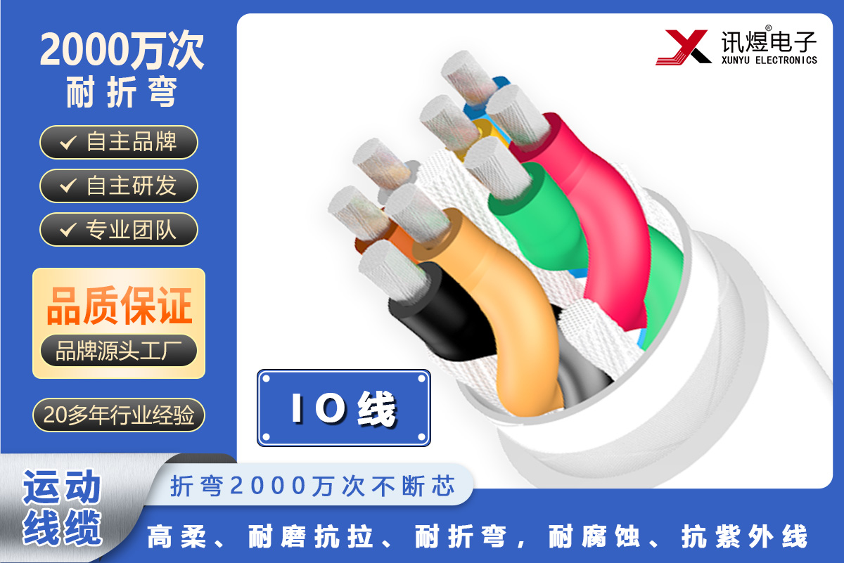（4）蘇州訊煜電子,高柔運(yùn)動線纜（2000萬次）,訊煜高柔運(yùn)動線纜-IO線（2000萬次）_230